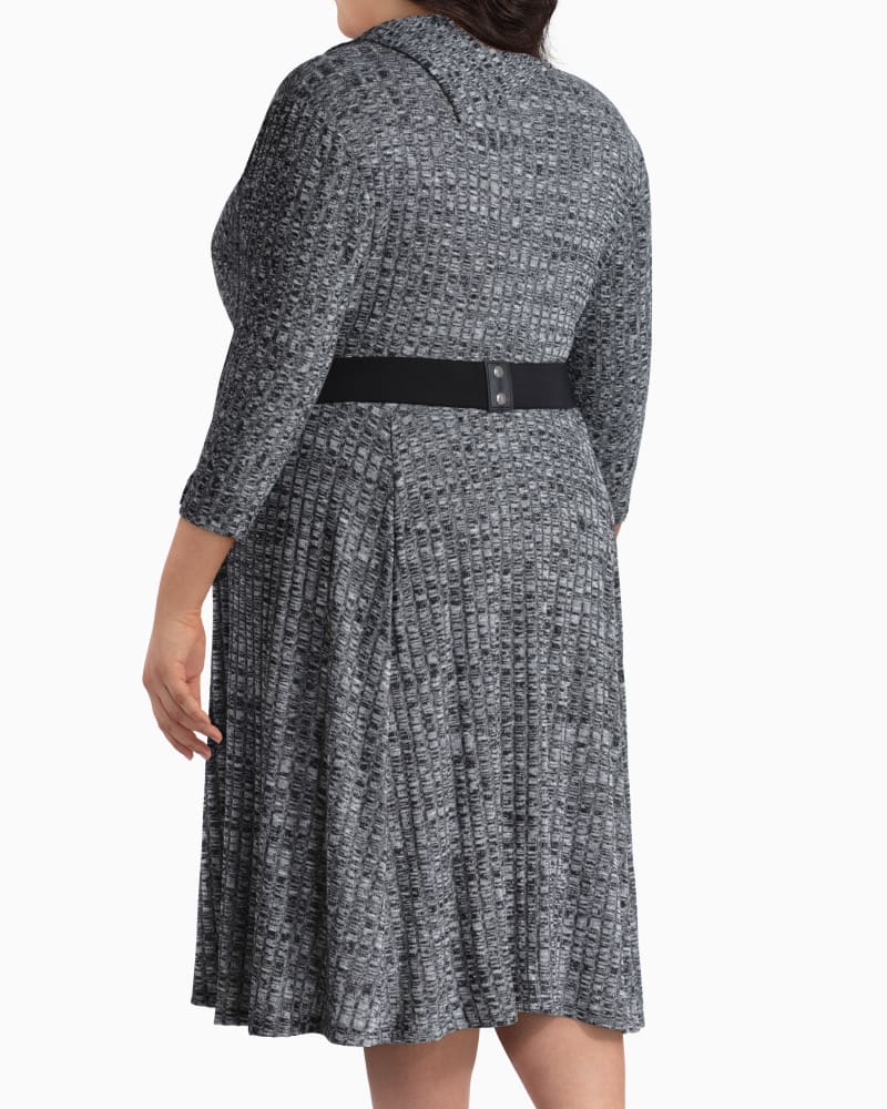 Belted sweater dress outlet